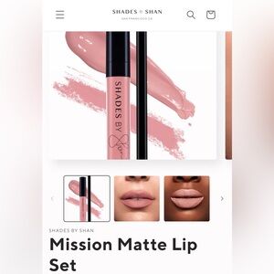 [NIB] 
Shades By Shan Mission Matte Lip - Soft Mauve Pink